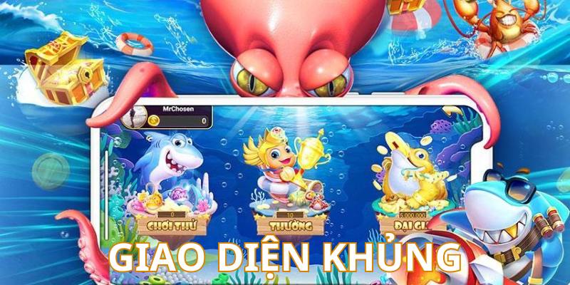 Sảnh game sở hữu giao diện bắn cá trực tuyến đẳng cấp