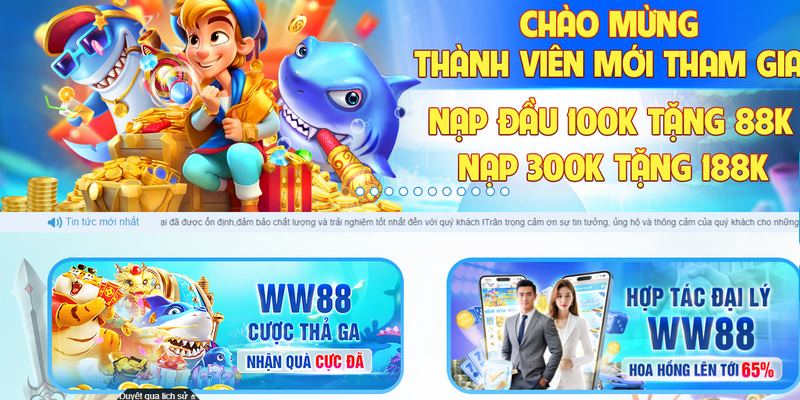 Truy cập đúng vào website WW88